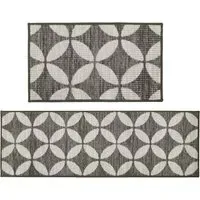 Fiora M Pewter Washable Runner - Multi