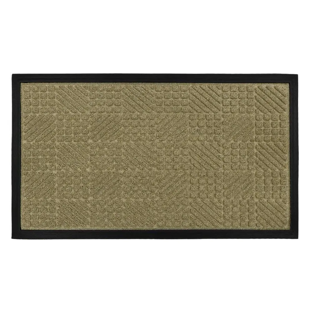 Firth Rubber Doormat - Beige, Polypropylene image