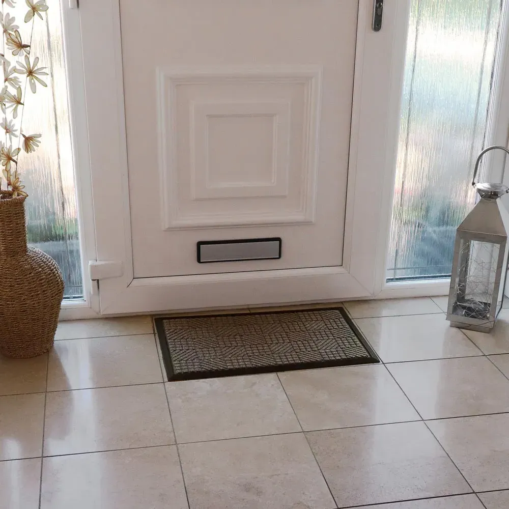 Firth Rubber Doormat - Brown, Polypropylene