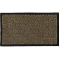 Firth Rubber Doormat - Brown, Polypropylene