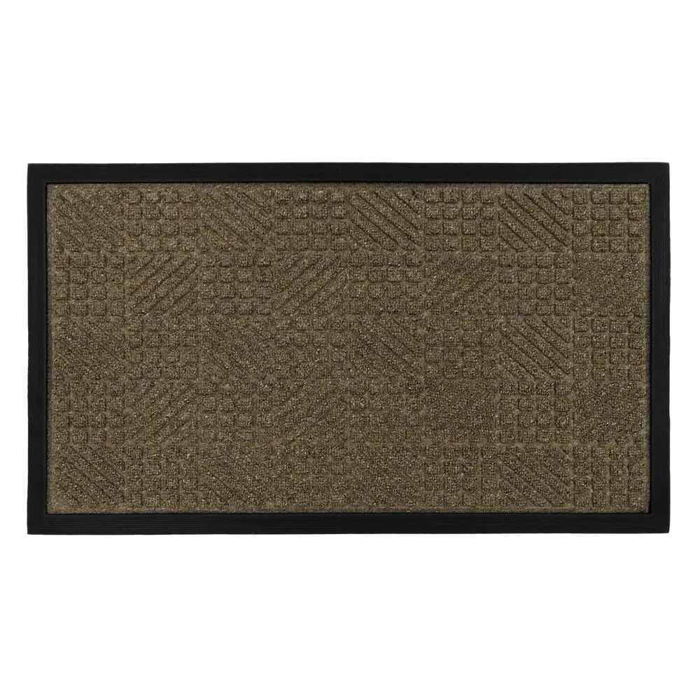Firth Rubber Doormat - Brown, Polypropylene