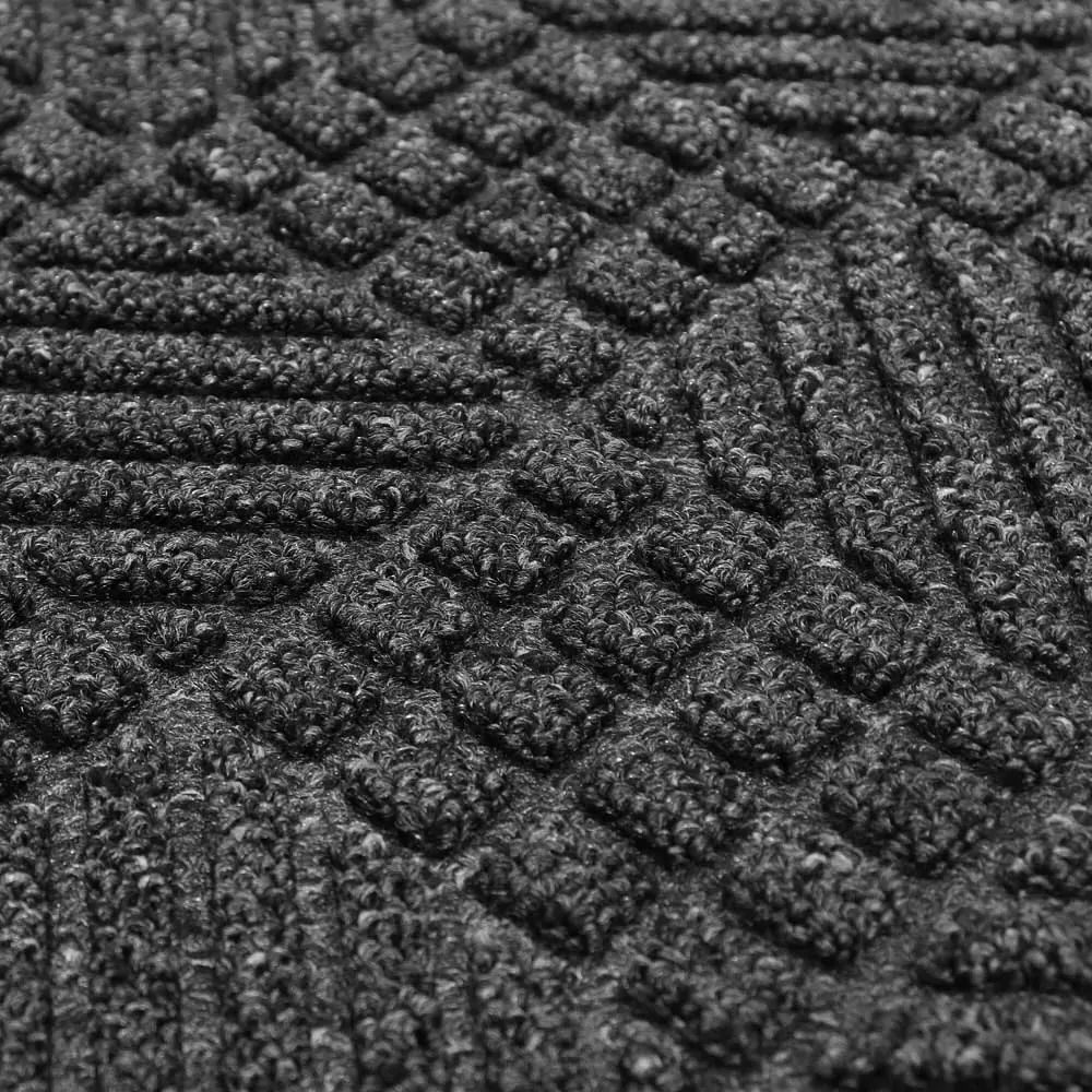Firth Rubber Doormat - Charcoal, Polypropylene