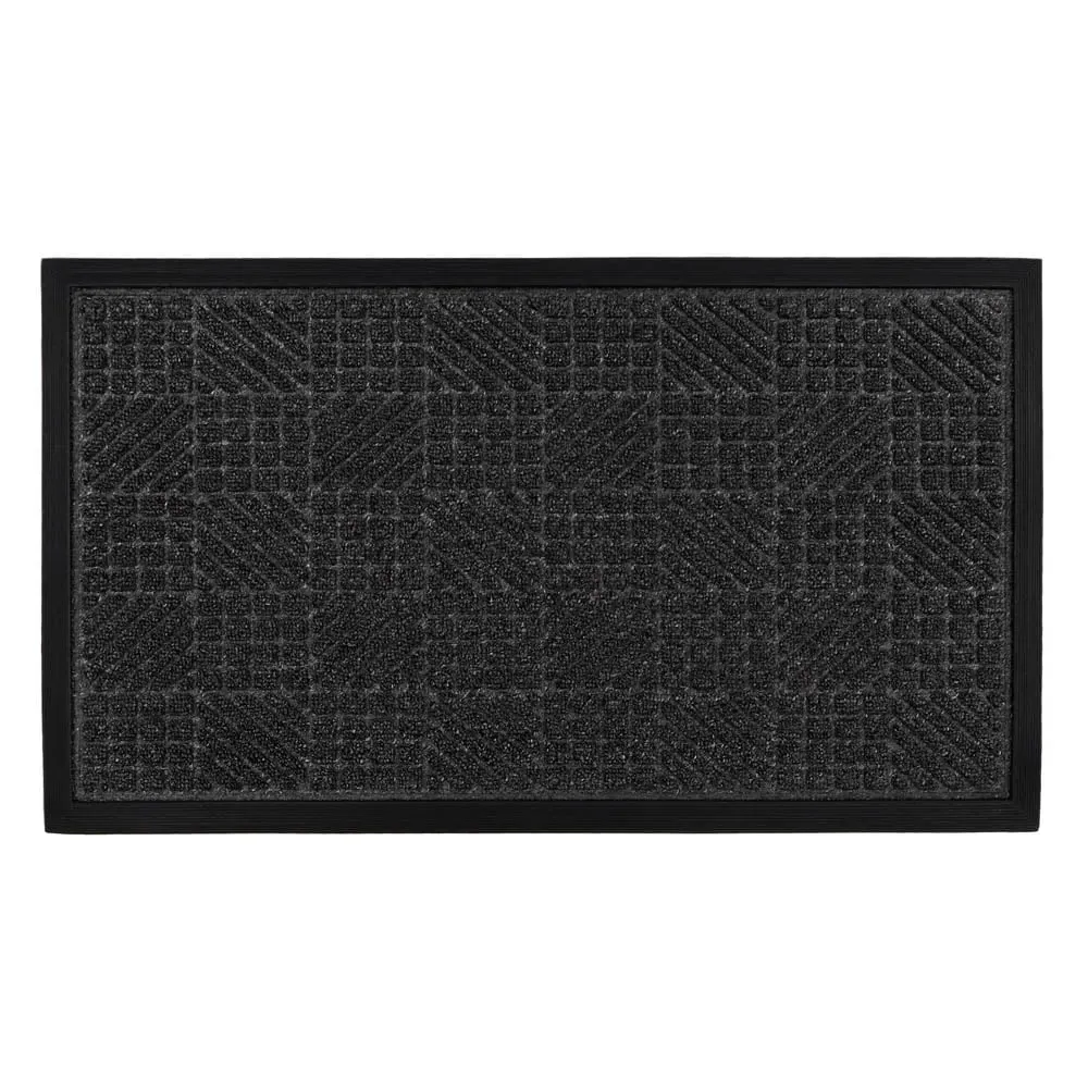 Firth Rubber Doormat - Charcoal, Polypropylene