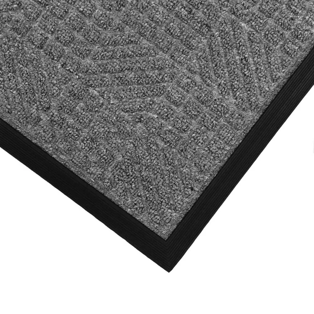 Firth Rubber Doormat - Grey, Polypropylene