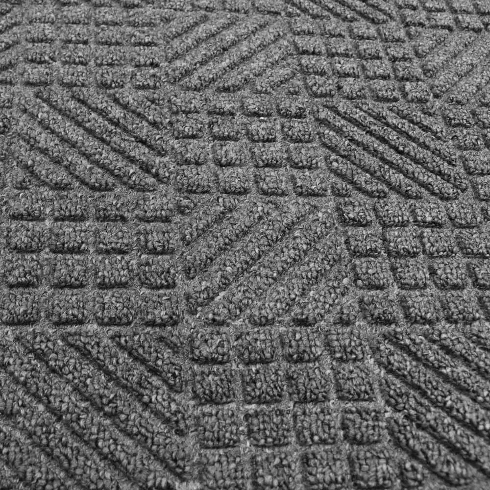 Firth Rubber Doormat - Grey, Polypropylene