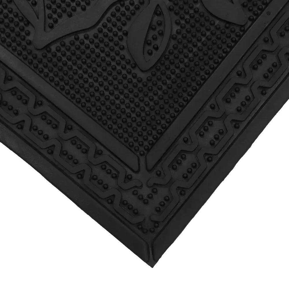 Foliage Rubber Scraper Doormat 45 x 75cm