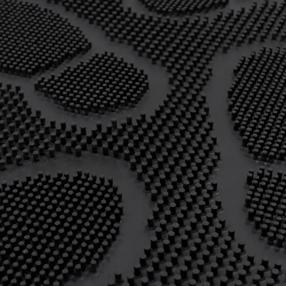 Footprint Rubber Scraper Doormat 40 x 60cm