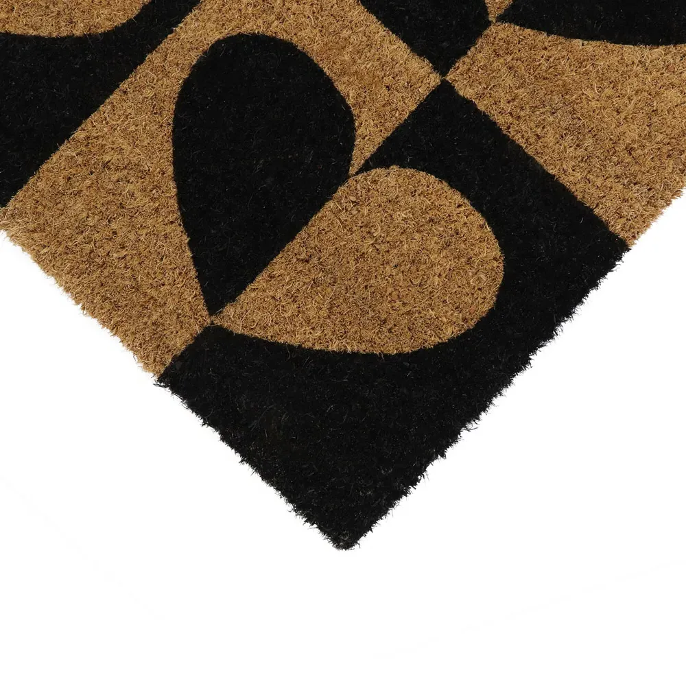 Heart To Heart Latex Coir Door Mat - Multi