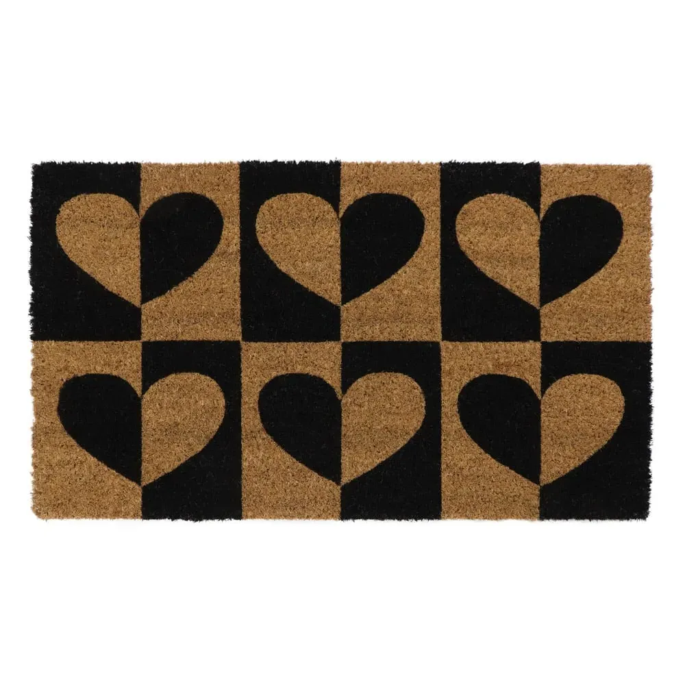 Heart To Heart Latex Coir Door Mat - Multi