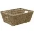 JVL 14L Rectangular Storage Basket - Seagrass