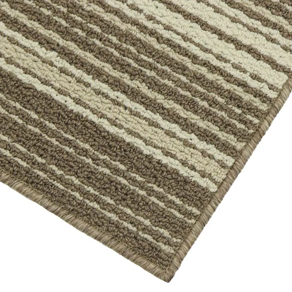 JVL Hubble Caramel Washable Runner - Brown