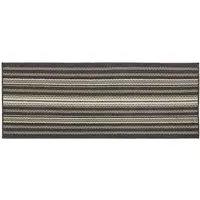 JVL Hubble Dusk Washable Runner - Brown