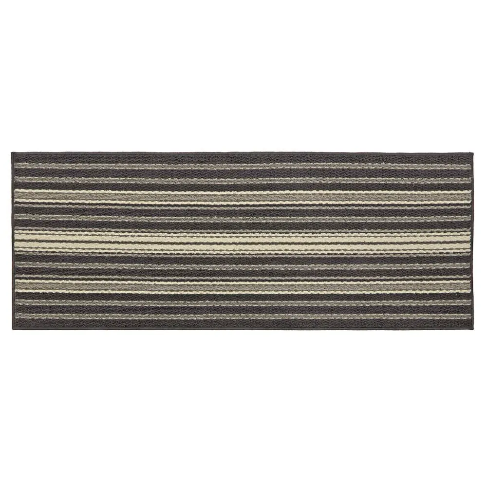 JVL Hubble Dusk Washable Runner - Brown