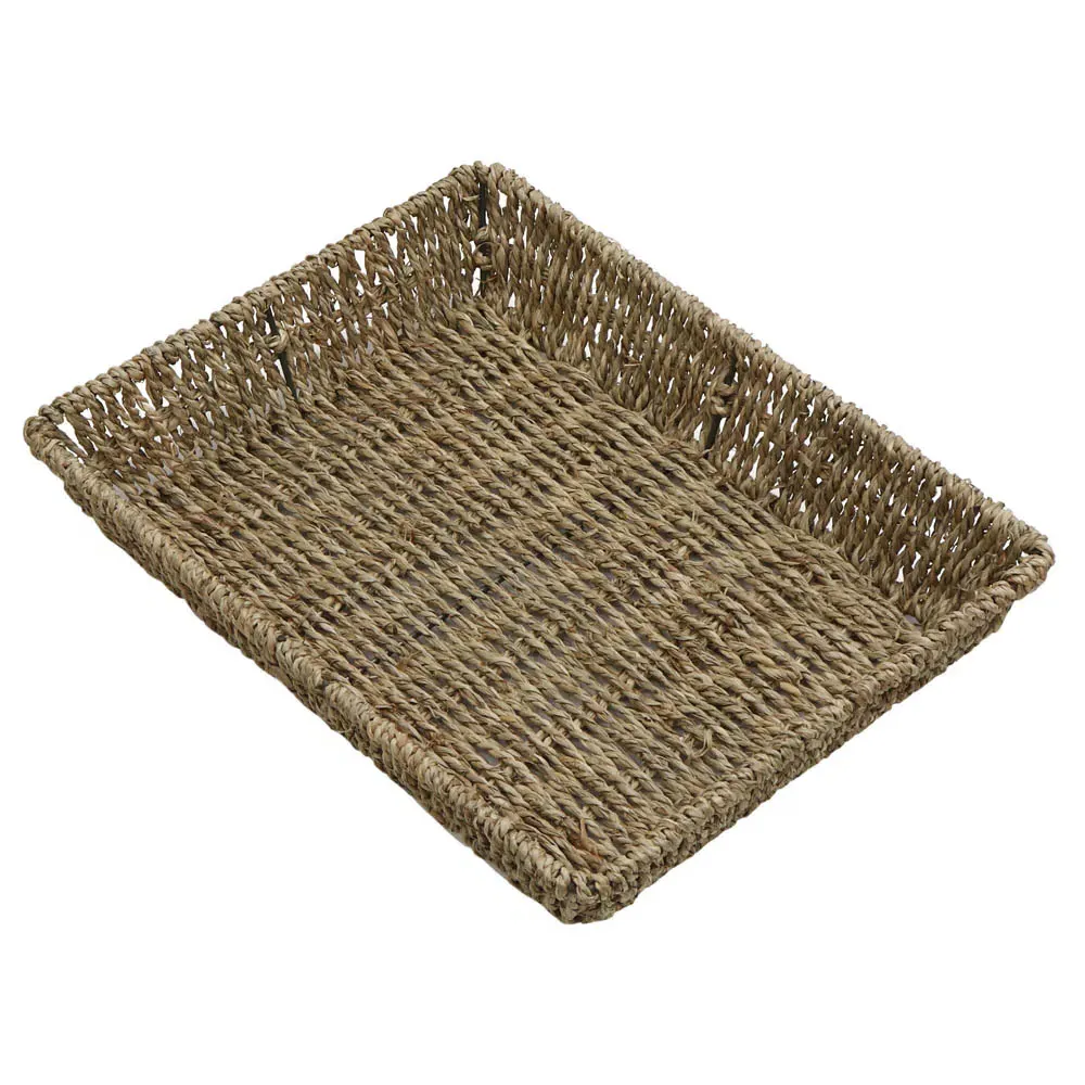 JVL Rectangular Storage Tray - Seagrass