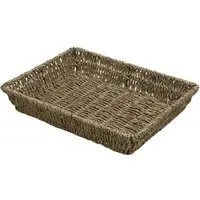 JVL Rectangular Storage Tray - Seagrass