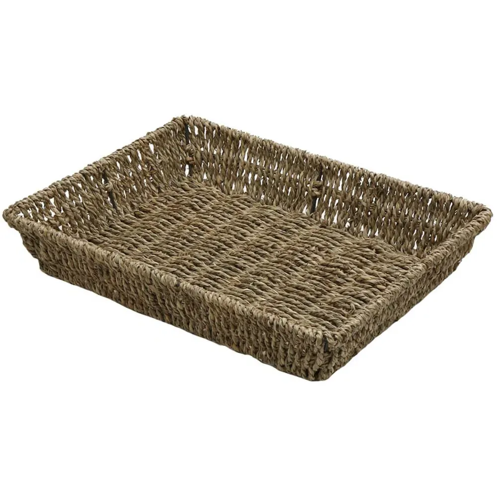 JVL Rectangular Storage Tray - Seagrass image