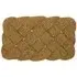 JVL Woven Coir Rope Doormat - Natural