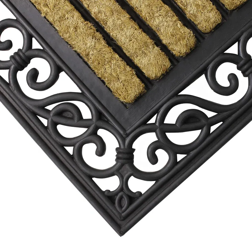 Karina Rubber Tuffscrape Mat - Natural Coir