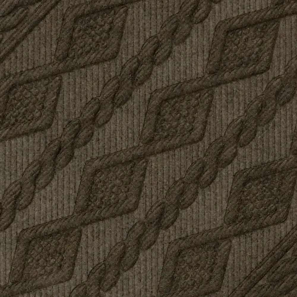 Knit Indoor Scraper Doormat - Brown