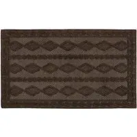 Knit Indoor Scraper Doormat - Brown