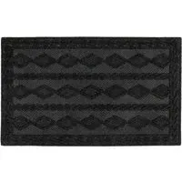 Knit Indoor Scraper Doormat - Charcoal