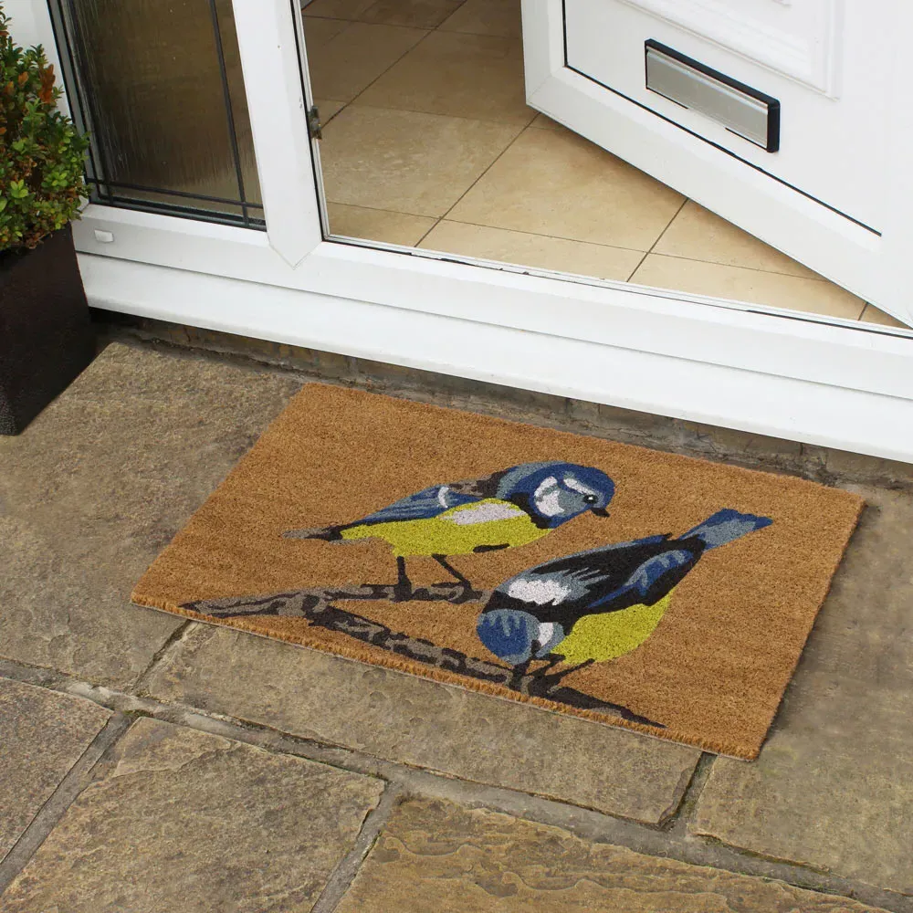 Latex Coir Birds Doormat - Natural Coir