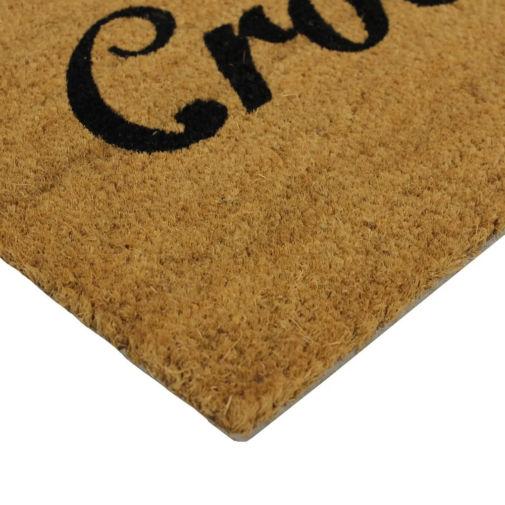 Latex Coir Croeso Doormat - Natural Coir