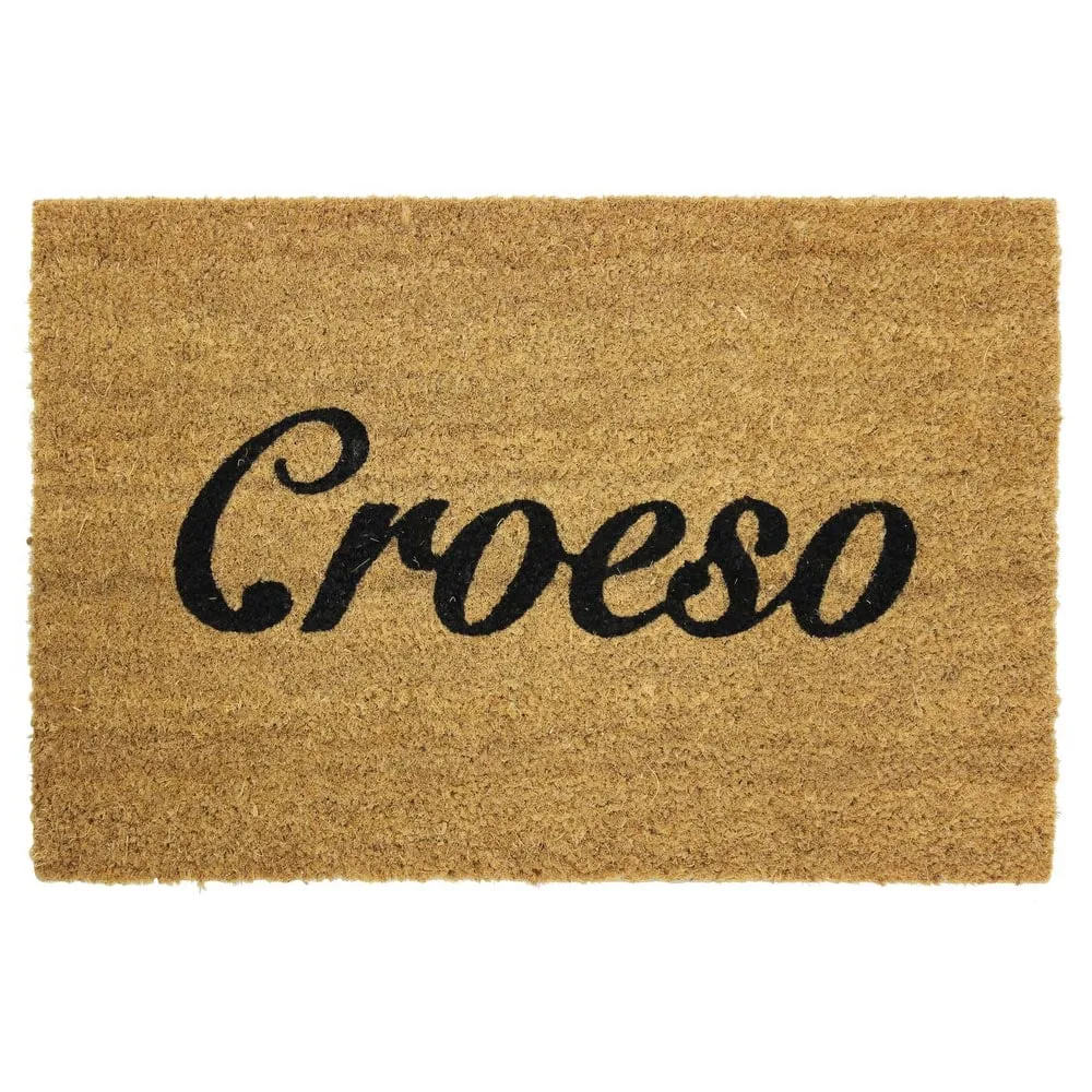 Latex Coir Croeso Doormat - Natural Coir image