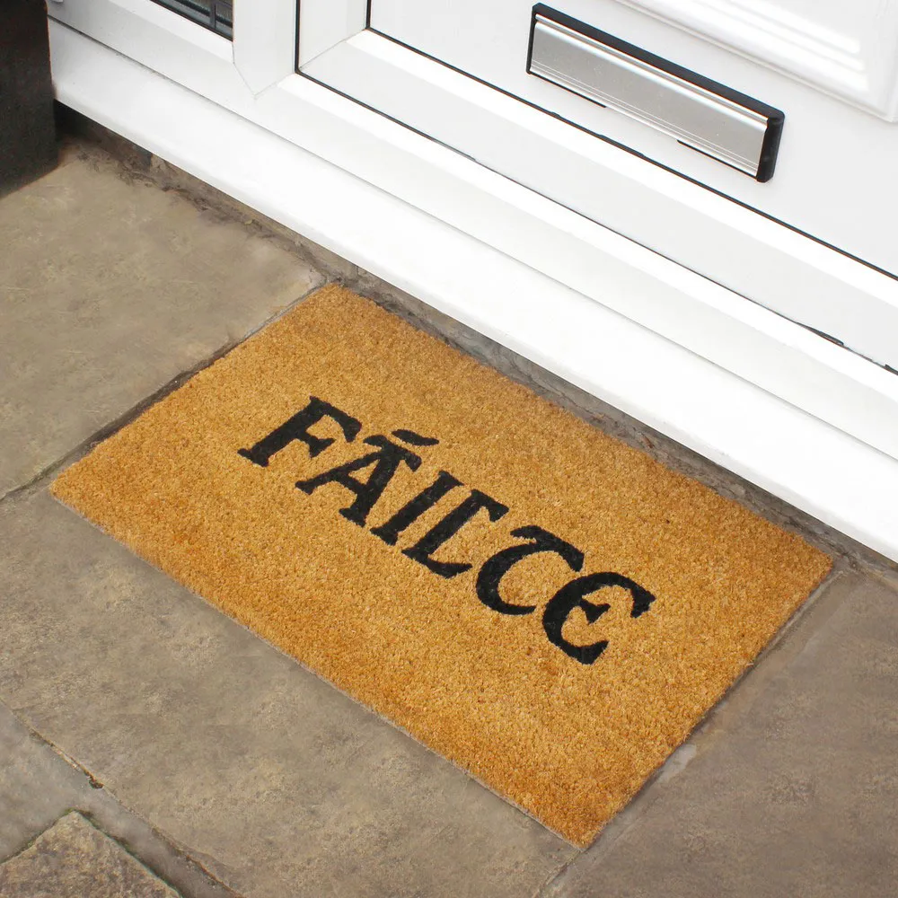 Latex Coir Failte Doormat - Brown, Natural Coir