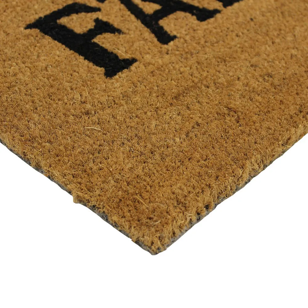 Latex Coir Failte Doormat - Brown, Natural Coir