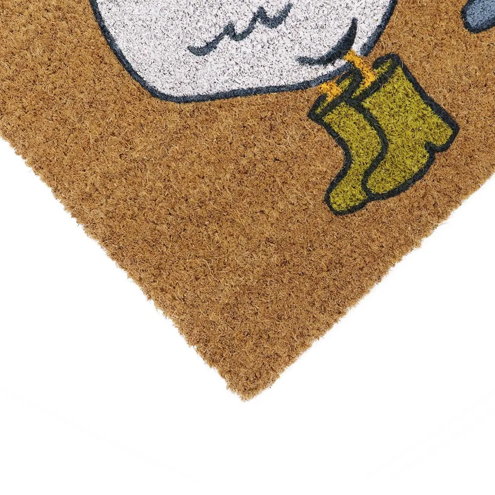 Latex Coir Geese Doormat - Natural Coir
