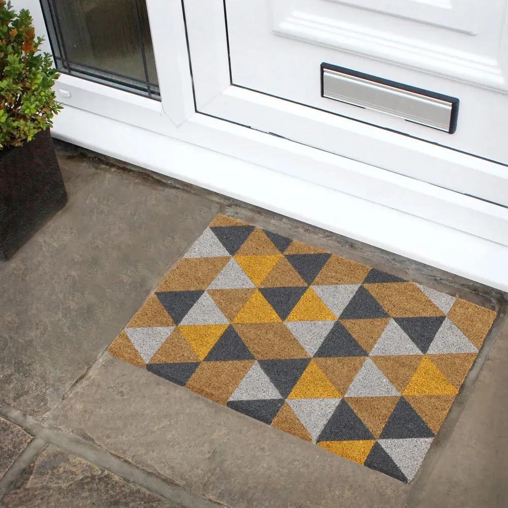 Latex Coir Geo Doormat - Natural Coir