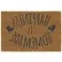 Latex Coir Happiness Doormat - Natural Coir