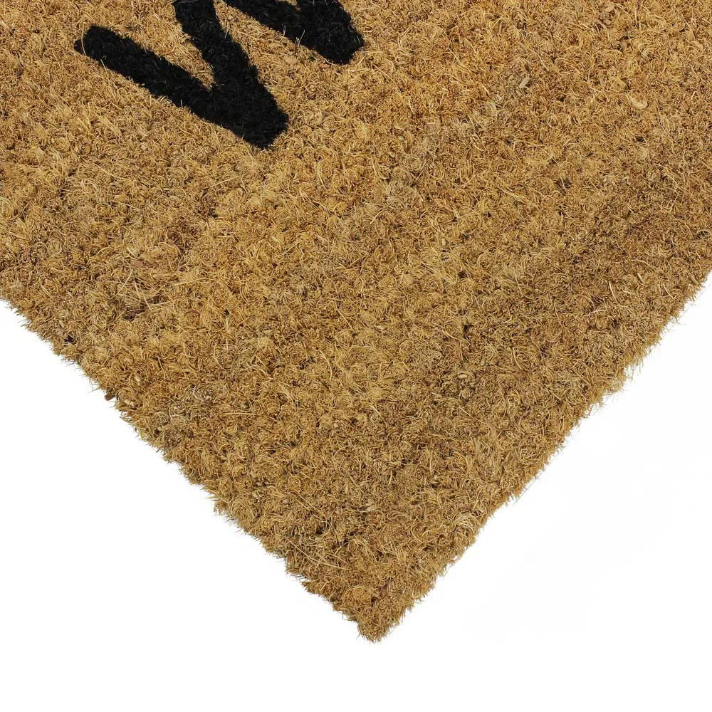 Latex Coir Welcome Doormat - Brown