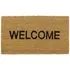 Latex Coir Welcome Doormat - Brown