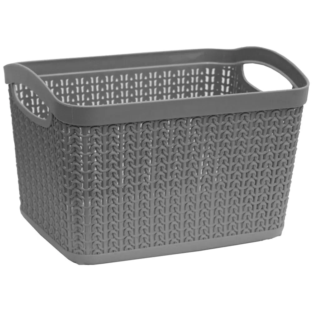 Loop 6.6L Storage Basket - Grey