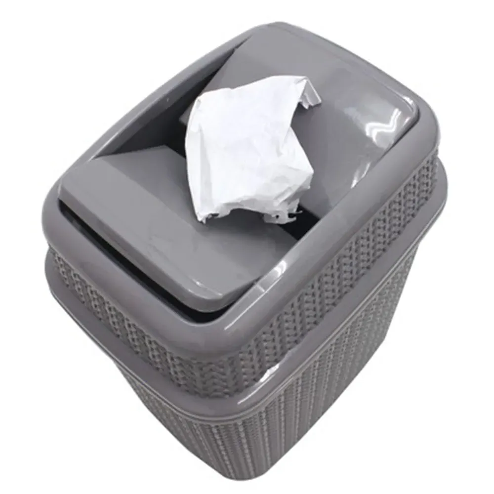 Loop Push Top Bin 10L - Grey