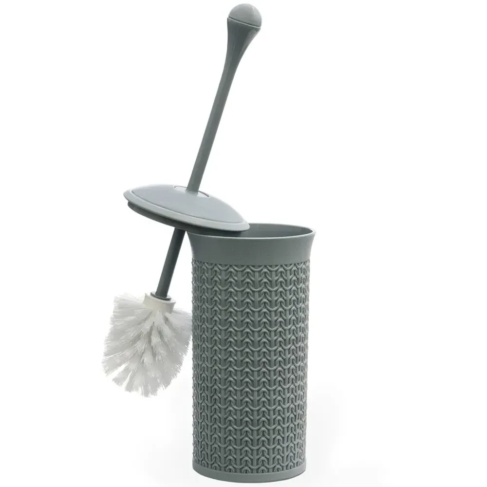 Loop Toilet Brush with Holder - Grey