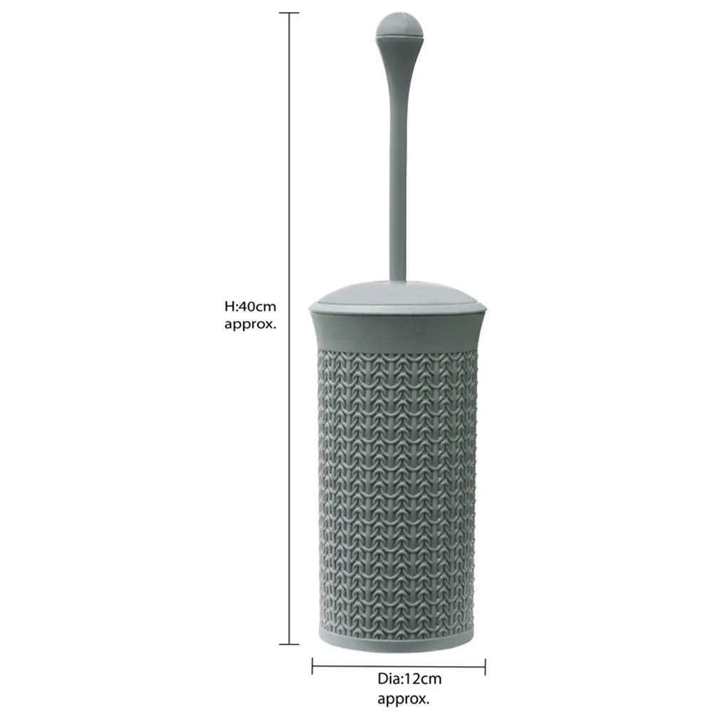 Loop Toilet Brush with Holder - Grey
