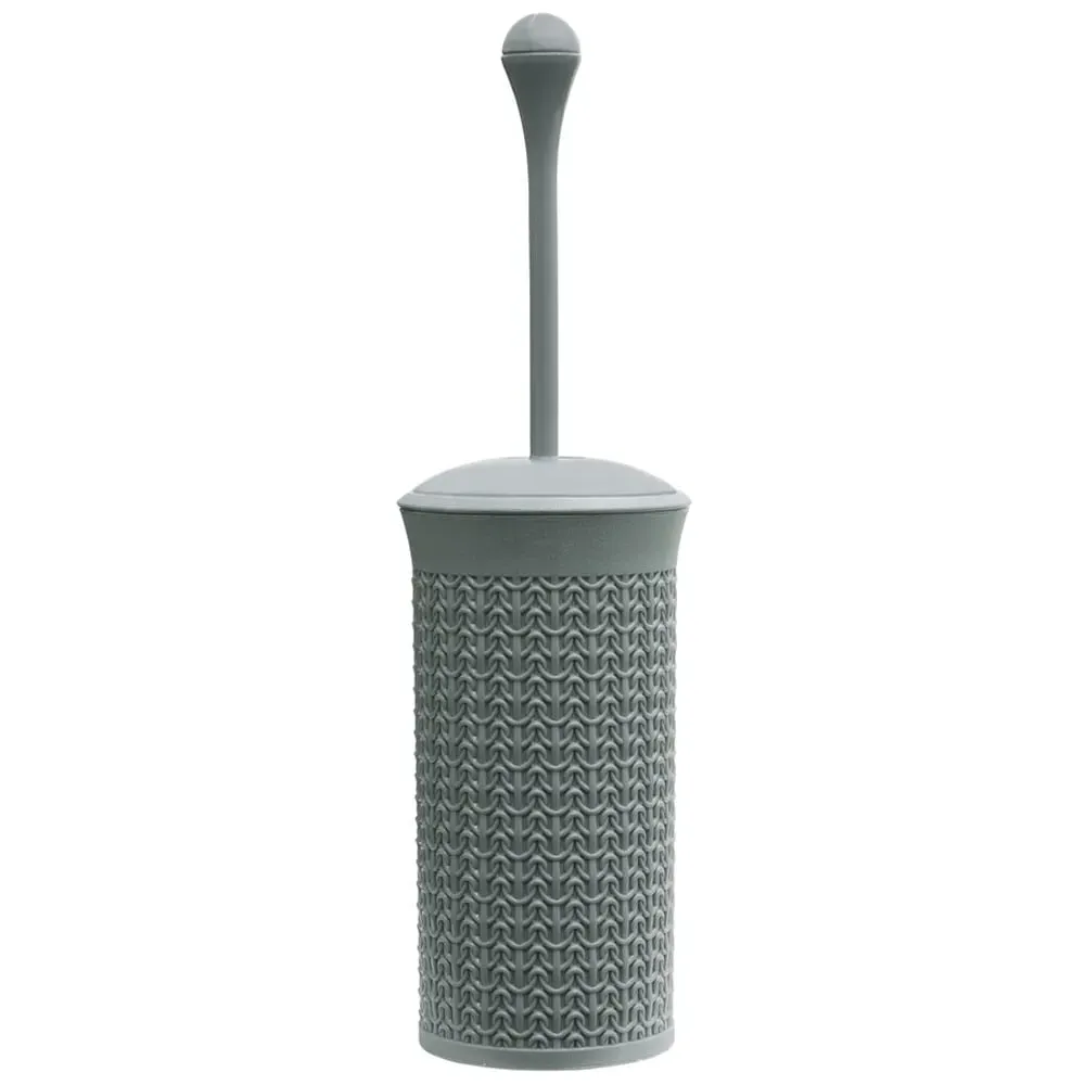 Loop Toilet Brush with Holder - Grey