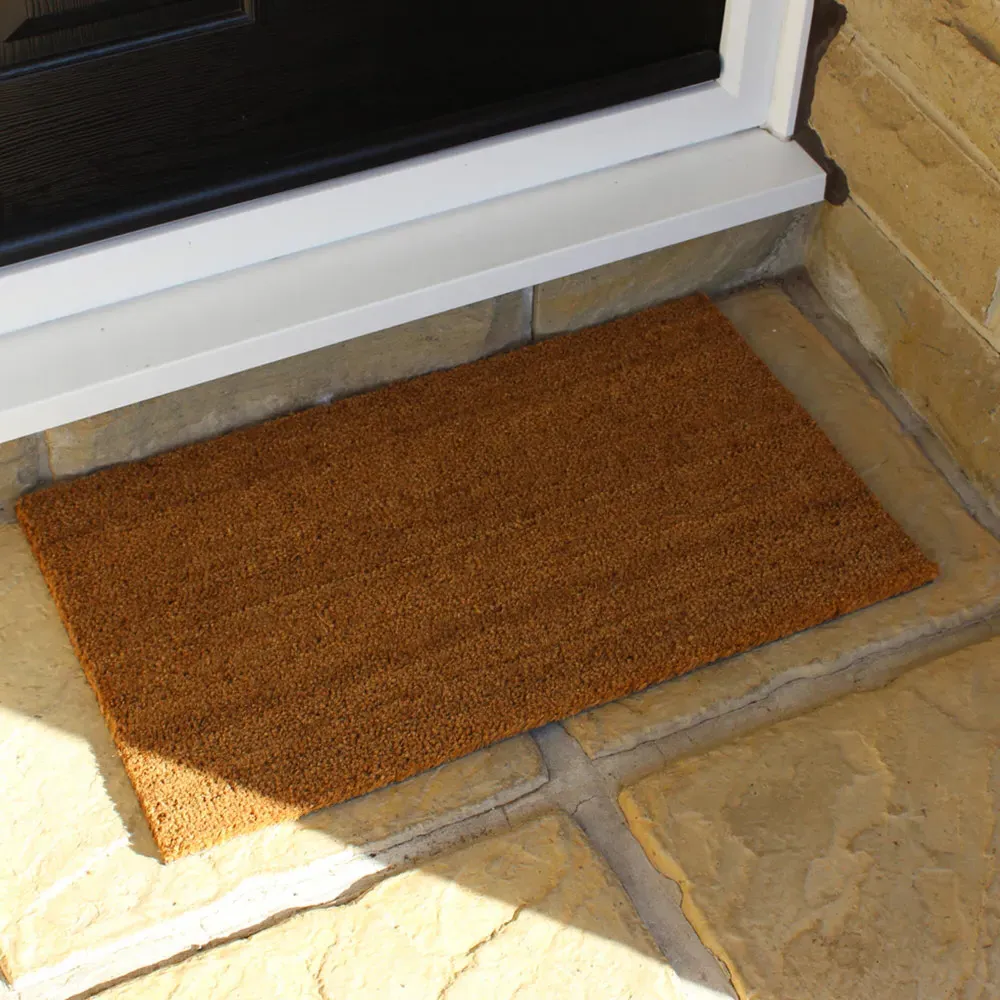 Manor Plain Doormat - Brown, Coir