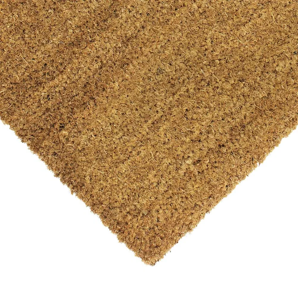 Manor Plain Doormat - Brown, Coir