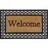 Mila Rubber Tuffscrape Doormat - Brown, Natural Coir