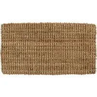 Moris Boucle Coir and Jute Doormat 40x70cm - Brown