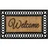 Orana Rubber Tuffscrape Doormat with Welcome Design - Brown