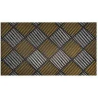 Platina Rubber Doormat - Silver Gold