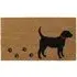 Puppy Love Latex Coir Door Mat - Brown