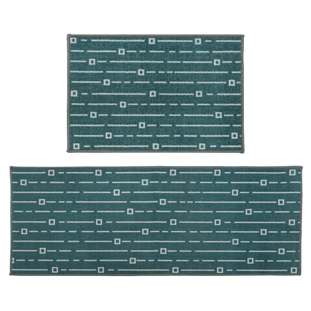 Savio M Washable Mat Runner - Teal