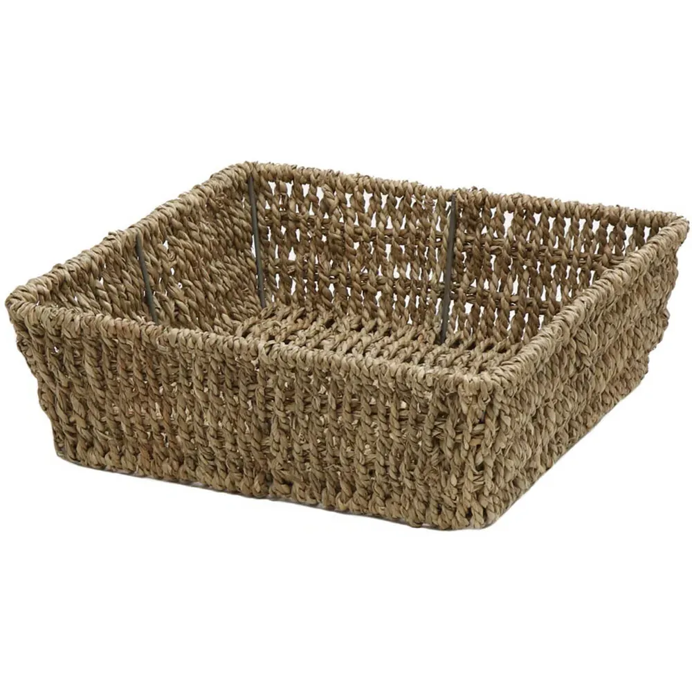 Seagrass Square Storage Tray