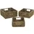 Seagrass Storage Baskets 3 Pack - Natural